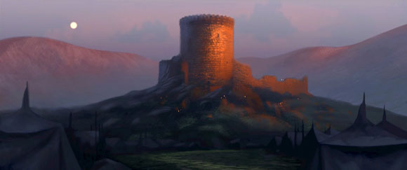 Production art from Pixar's Brave