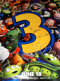 Signed Toy Story 3 Poster