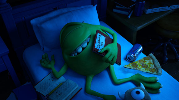 Monsters University Mike Wazowski Sleeping