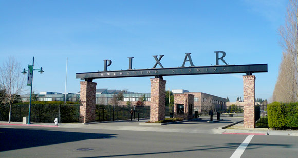 The Entrance to Pixar Animation Studios