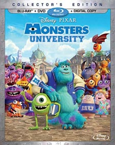 Monsters University Blu Ray Cover